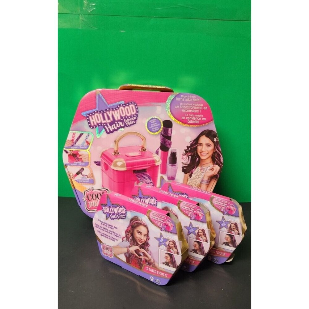 Hollywood Hair Extension Maker Magic Ribbon Create, Design, Includes 3 Refills